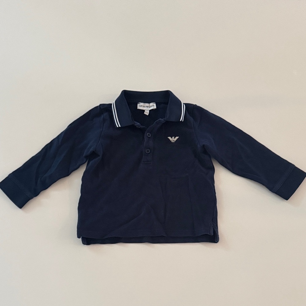 Emporio Armani Dark Blue Kids Polo